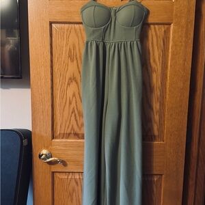 Elegant Green Jumpsuit